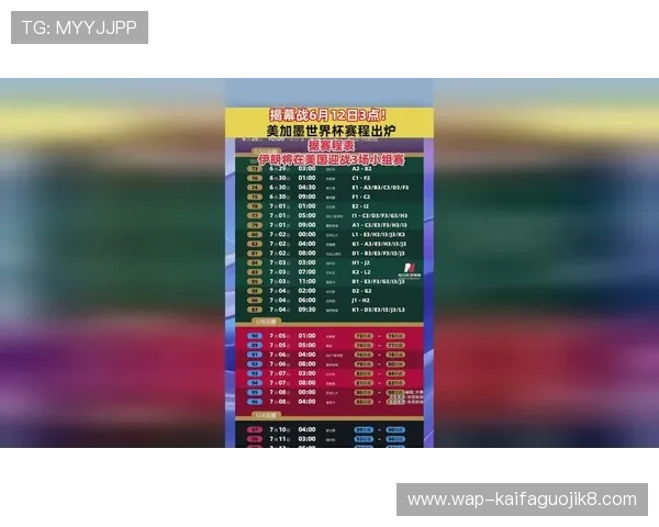 美加墨世界杯时间安排2026年比赛时间表及赛程全景图帮助球迷提前规划观赛行程